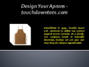 Design Your Aprons - touchdowntees.com