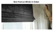 Best Roman Blinds in Dubai