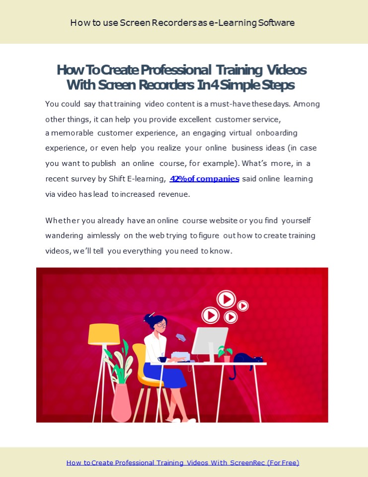 presentation player overlay