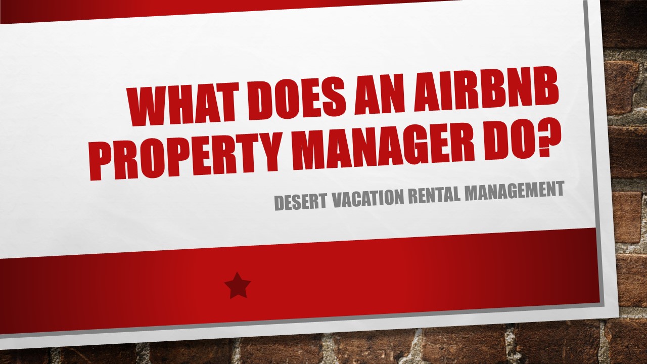 PPT What does an Airbnb Property Manager Do? PowerPoint presentation