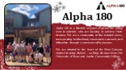 About Alpha 180