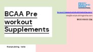 BCAA Pre workout Supplements