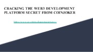 Cracking The Web3 Development Platform Secret from Coinjoker