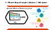 4 Efficient Ways of Sample collection | LIMS system