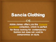 Sancia Clothing