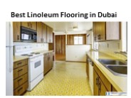 Best Linoleum Flooring in Dubai
