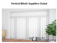 Vertical Blinds Suppliers Dubai