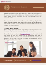 Why you should hire an online assignment expert