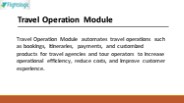 Travel Operation Module