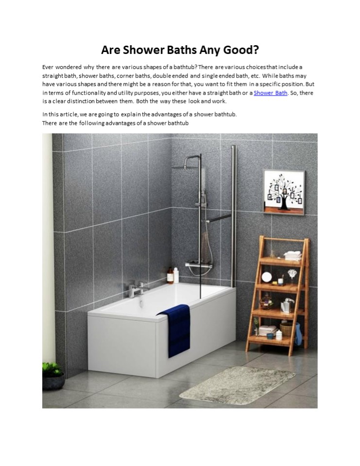 PPT Are Shower Baths Any Good PowerPoint presentation free to