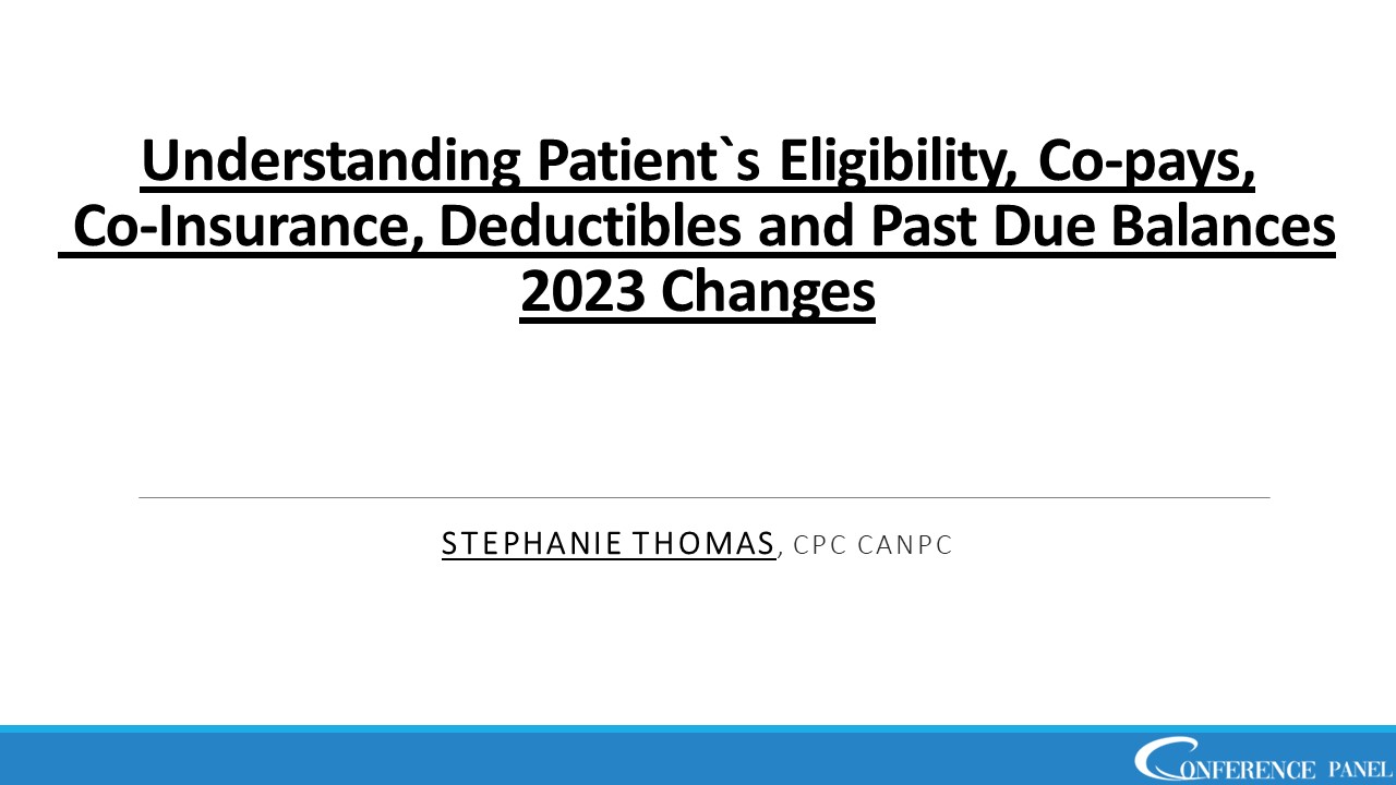 PPT Understanding Patient`s Eligibility, Copays, CoInsurance
