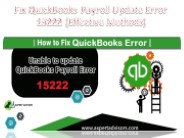 How to resolve QuickBooks error 15222?