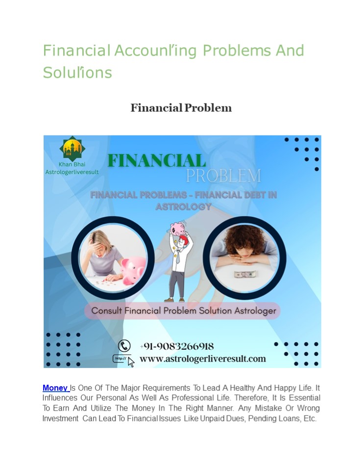 Financial Accounting Problems And Solutions