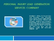 Personal Injury Lead Generation Services Company (2)