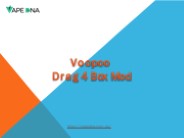 Voopoo Drag 4 Box Mod Kit
