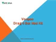 Voopoo Drag 4 Box Mod