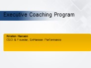 Executive Coaching Program | Courses