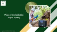 Phase 2 Contamination Report Sydney
