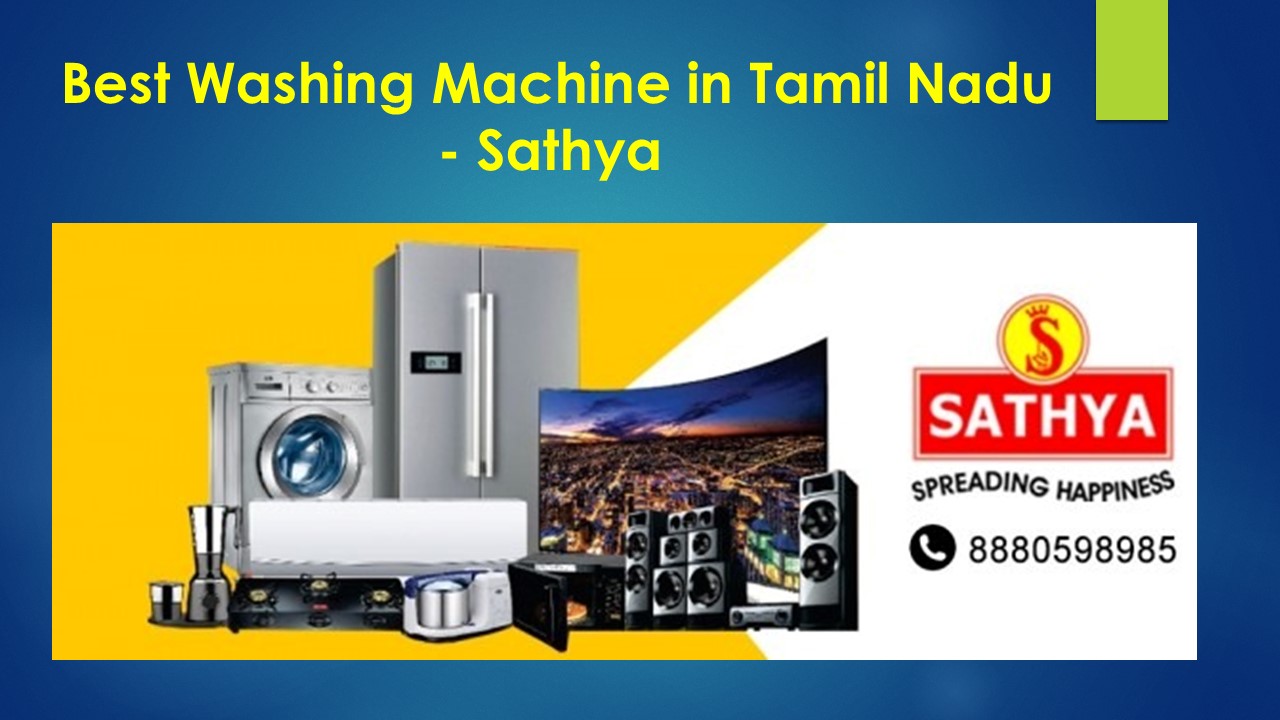 PPT Best Washing Machine Showroom online in Chennai PowerPoint