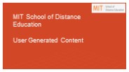 User Generated Content