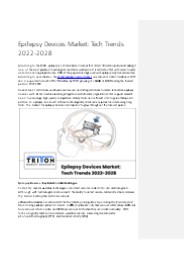 Epilepsy Devices Market: Tech Trends 2022-2028
