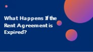 Expired Rent Agreement