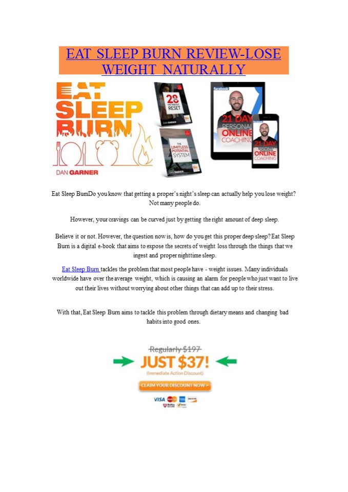 Eat Sleep Burn PDF Tea Recipe Book Ingredients