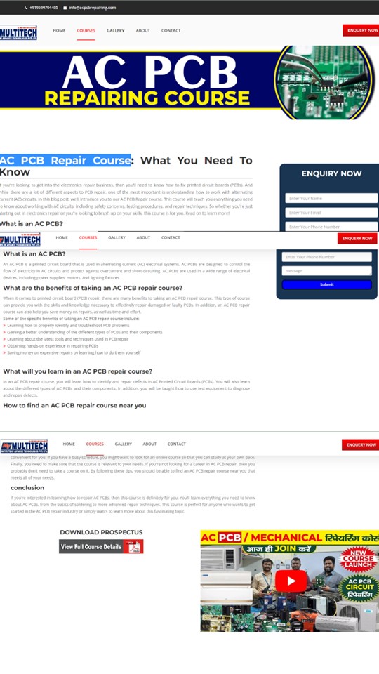 Ac Repairing Course | Ac Repairing Course In Delhi, India