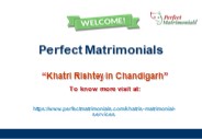 Khatri Rishtey In Chandigarh