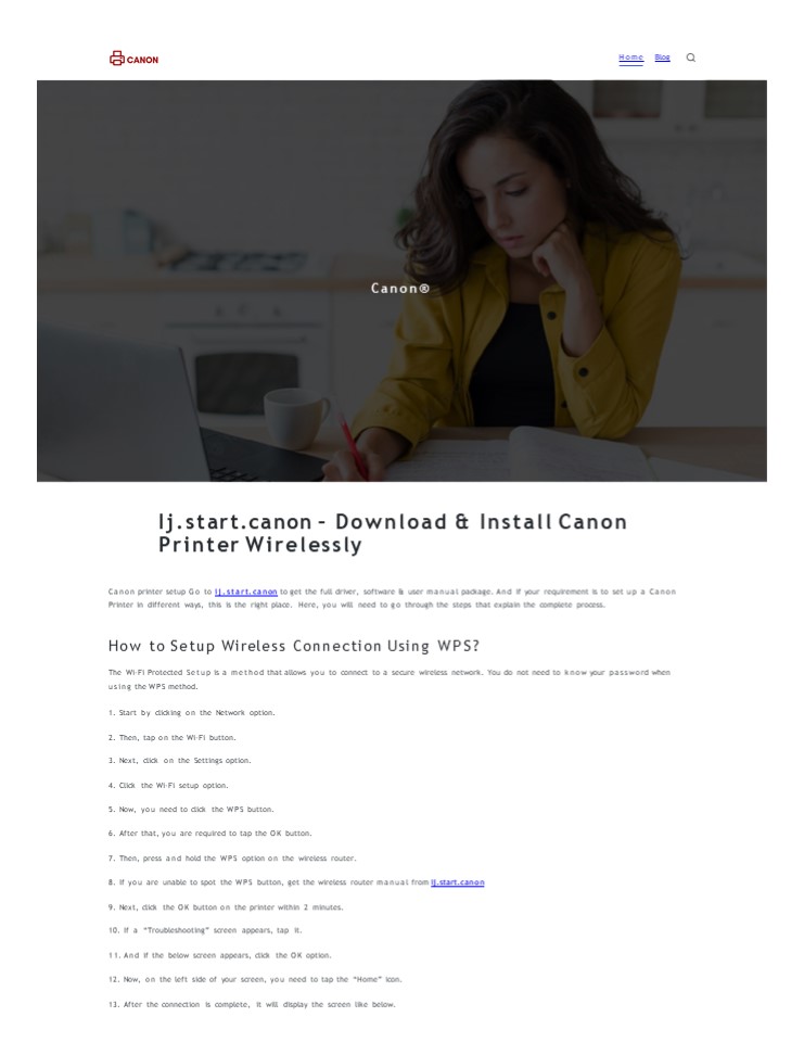 Canon ij Printer setup (1)