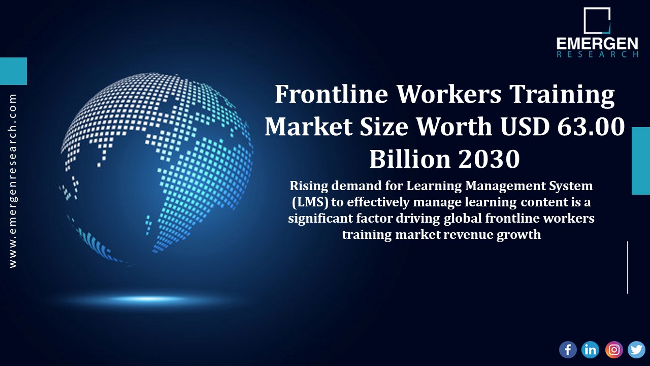 Frontline Workers Training Market Trends, Key Players, DROT, Analysis & Forecast Till 2030