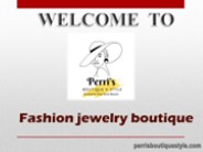 Fashion jewelry boutique