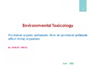 persistent organic pollutant