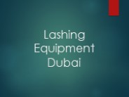 Lashing equipment Dubai