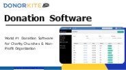 DonorKite - Donation Software
