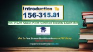 156-315.81 Check Point Certified Security Expert R81