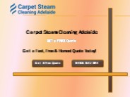 Carpet Steam Cleaning Adelaide