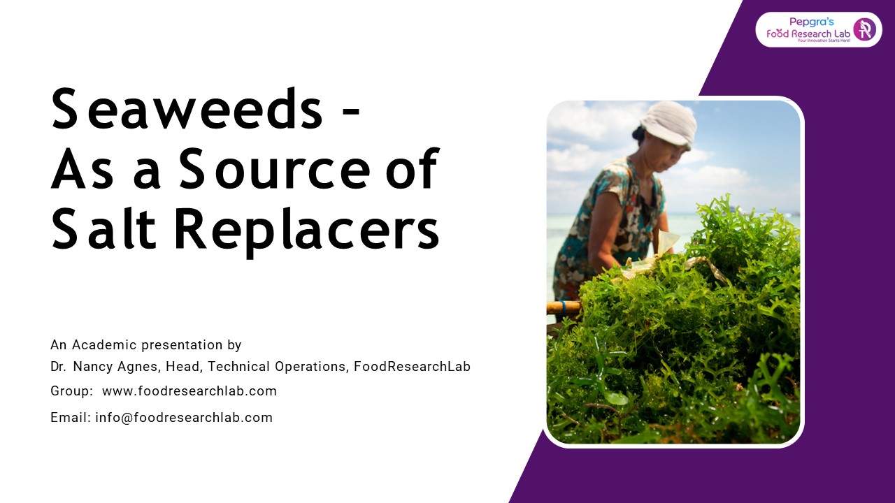 PPT Seaweeds As a Source of Salt Replacers PowerPoint presentation