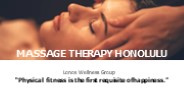 Massage Therapy Honolulu | Lonos Wellness Group