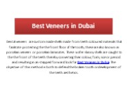 Best Veneers in Abu Dhabi