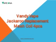 Vandy Vape Jackaroo Replacement Mesh Coil 4pcs