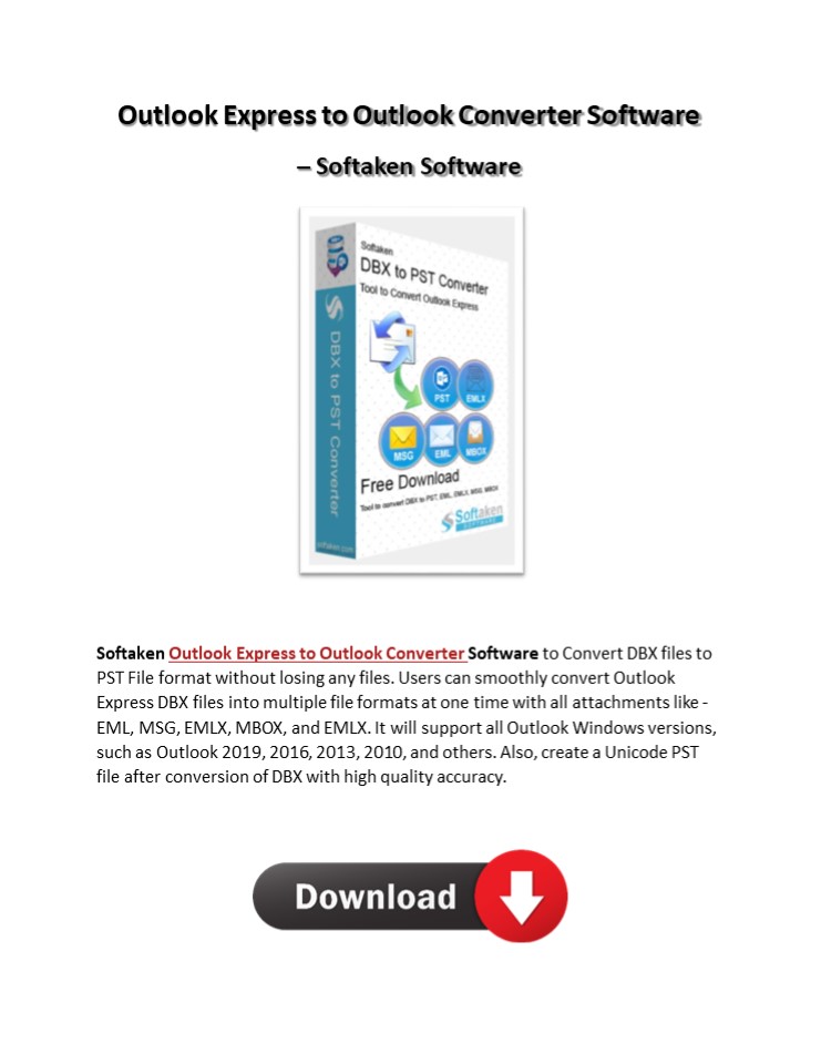 Outlook Express to Outlook Converter Software