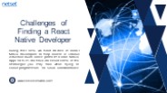 Challenges of Finding a React Native Developer