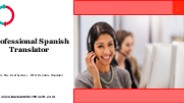 Professional Spanish Translator