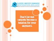 Flood Water Damage Restoration Adelaide