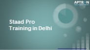 STAAD Pro training in Delhi