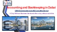 Accounting and Bookkeeping in Dubai