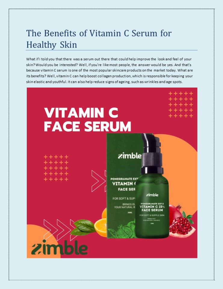 PPT The Benefits of Vitamin C Serum for Healthy Skin PowerPoint