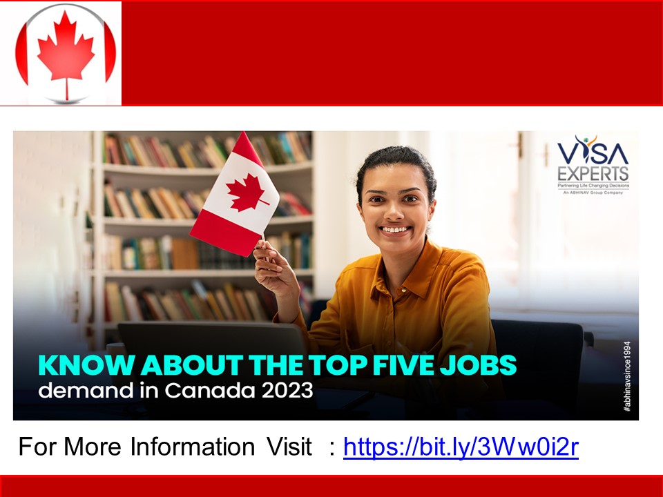 PPT Know about the top five jobs demand in Canada 2023 PowerPoint