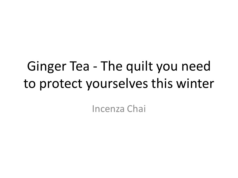 PPT Ginger Tea Online PowerPoint presentation free to download id